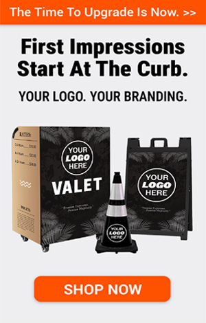 Custom Valet Entryscaping with Your Logo | SD2K Valet