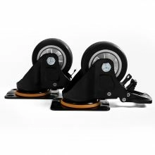 Locking Swivel Caster, Black - 1