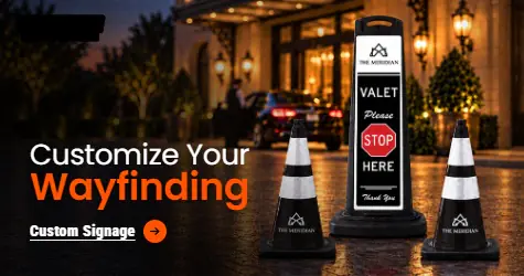 customize your wayfinding - shop custom signage