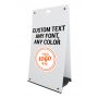 White Universal Sign w/2 Sign Panels (24"x48") - 1