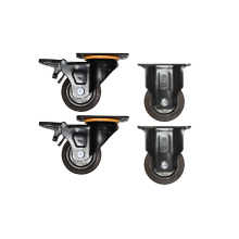 3" Swivel & Fixed Casters- Set of 4